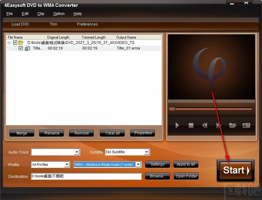 4Easysoft DVD to WMA Converter,DVD转WMA,音频转换