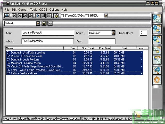 WildFire CD Ripper,音频转换工具