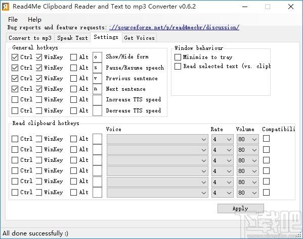 Read4Me Clipboard Reader,剪贴板文字转语音,音频转换