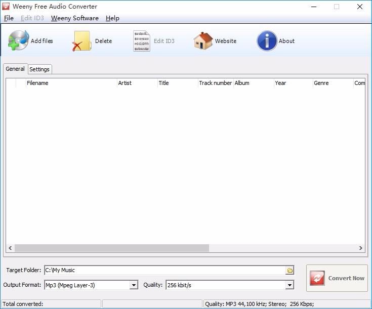 Weeny Free Audio Converter,音频格式转换器,音频转换