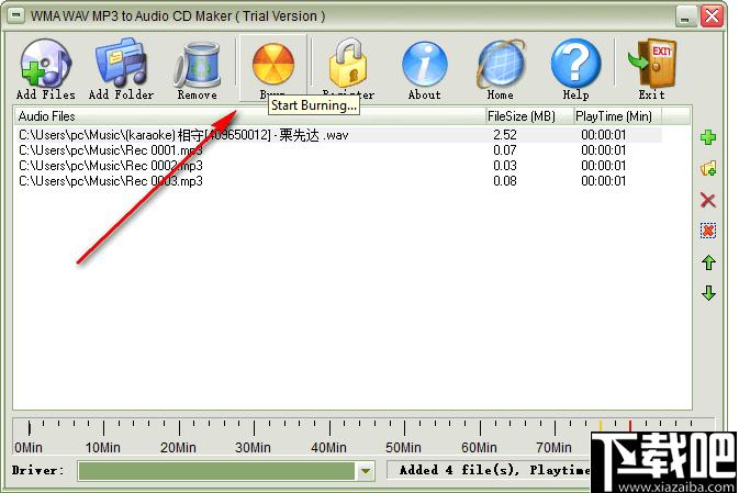 WMA WAV MP3 to Audio CD Maker下载,CD刻录,音乐CD